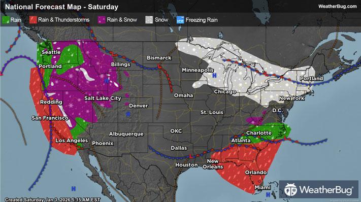 Weekend Weather Outlook
