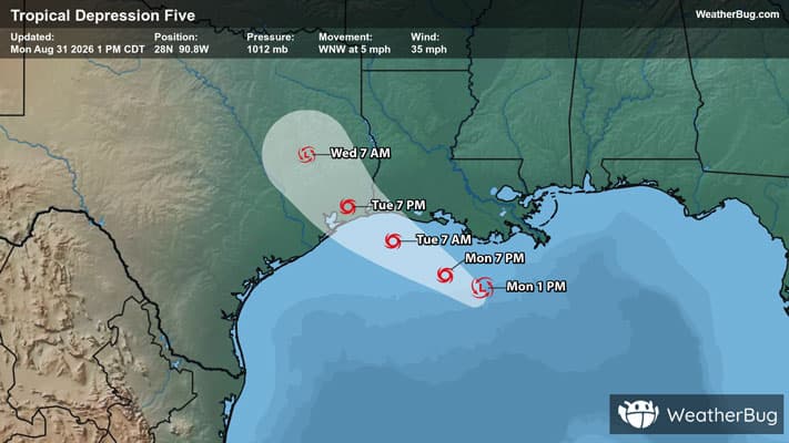 Rainfall Expected through Wednesday