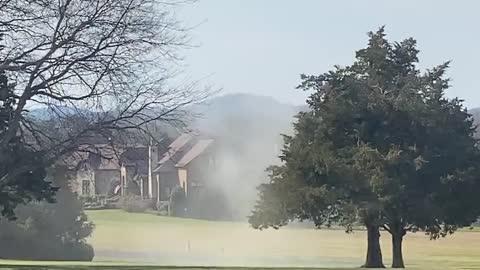 Pollen Bomb Caught on Camera in Tennessee