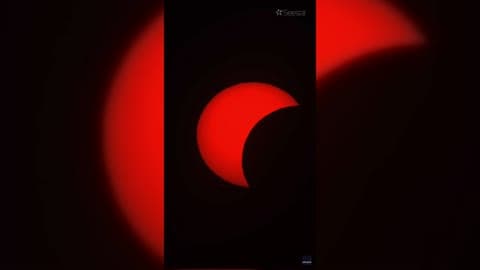 Aircraft Passes Partial Solar Eclipse in Stunning Footage
