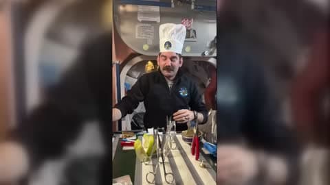 Astronauts Prepping Dinner Give Slow Cooking a Whole New Meaning