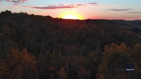 Utah Mountains Burst Into Vibrant Fall Colors