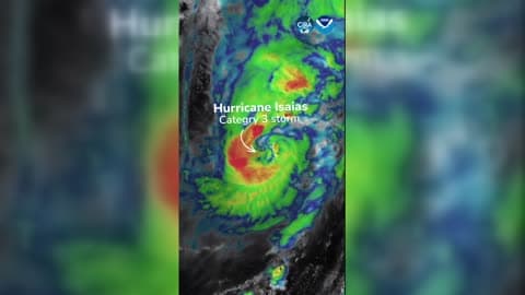 Hurricane Isaias is closing in on the northern Gulf Coast after rapidly strengthening over the Gulf.