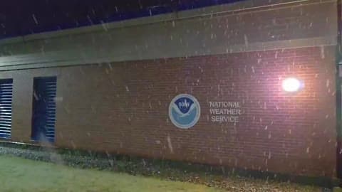 First Snowfall of the Season Seen in Caribou