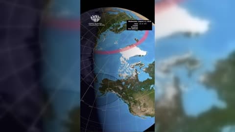 Watch the Moon’s shadow race across the planet.