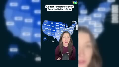 Coldest Temperature Ever Recorded in Every State