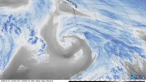 Impactful Winter Storm Arrives on West Coast