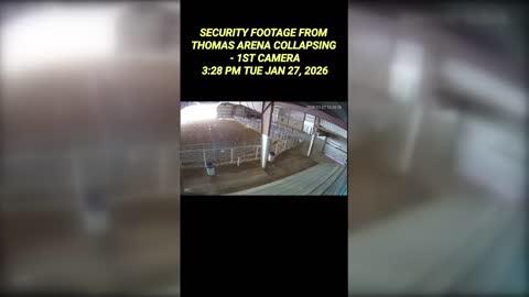 Rodeo Arenas Roof Collapses Under Heavy Snow