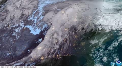 Potent Spring Storm Charges Across Central US