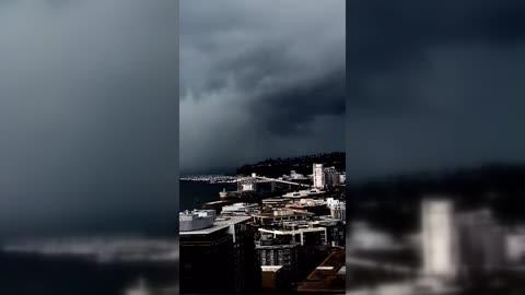 Waterspout Seen Near Downtown Seattle