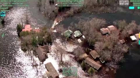 Dam Levels Causes Flooding Michigan