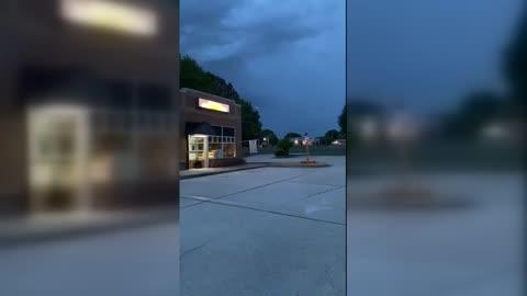 Lightning Spiders Across South Carolina Sky