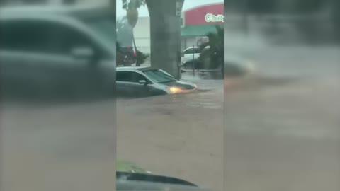 Drivers Caught in Deep Water in Oahu