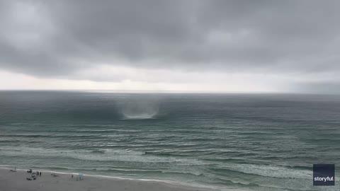 Waterspout Comes Ashore