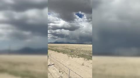 Possible Landspout Swirls in Utah