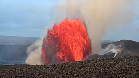 Lava Fountains Jet From Kilauea