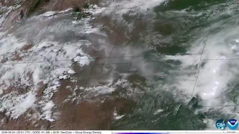 Severe Thunderstorms Sweep Across the Plains