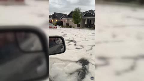 Severe Thunderstorm Floods Boise With Water and Ice
