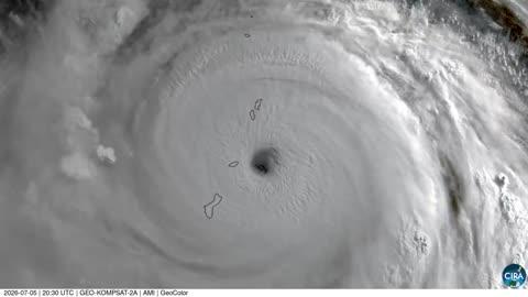 Super Typhoon Bavi Grazes Western Pacific Islands