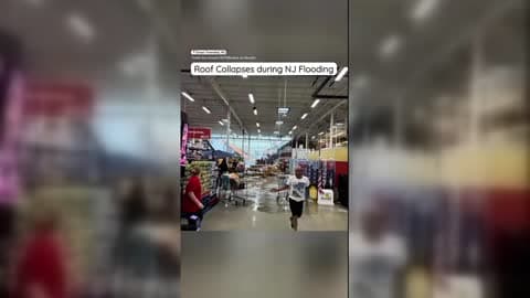 Roof Collapse During Flooding