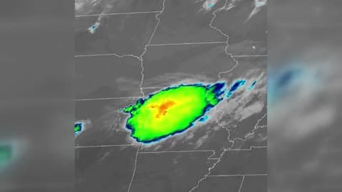 Gusty Thunderstorms Expected in Great Plains and Ozarks