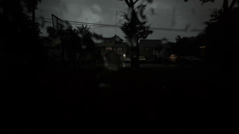 Sparks Fly as Lightning Strikes Near Home in New Jersey