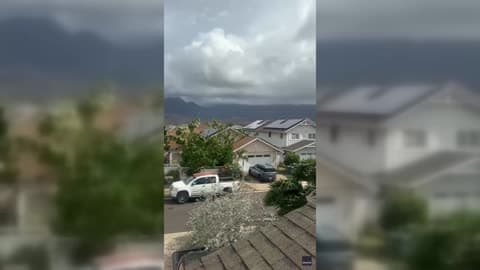 Tropical Storm Winds Blow Roof Off Hawaii Home