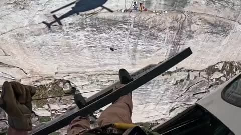Injured Hiker Rescued From 700Foot Cliff