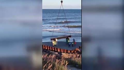 Surfers Catch Waves as Repair Project Brings Shoreline Back to Life