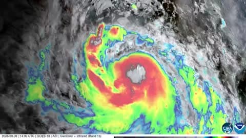 Hurricane Rachel Churns Off Southern Coast of Mexico
