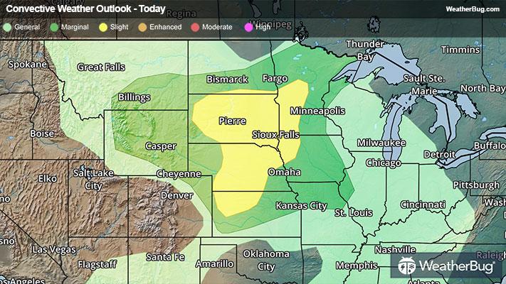 Dangerous Storms Rumble Across the North-Central U.S. | WeatherBug ...
